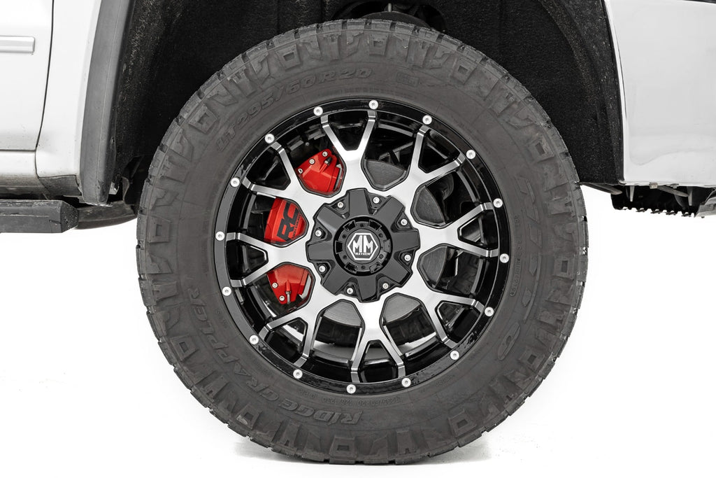 Caliper Covers | Front and Rear | Red | Chevy/GMC Sierra 1500 (19-26)/Silverado 1500 (19-26)