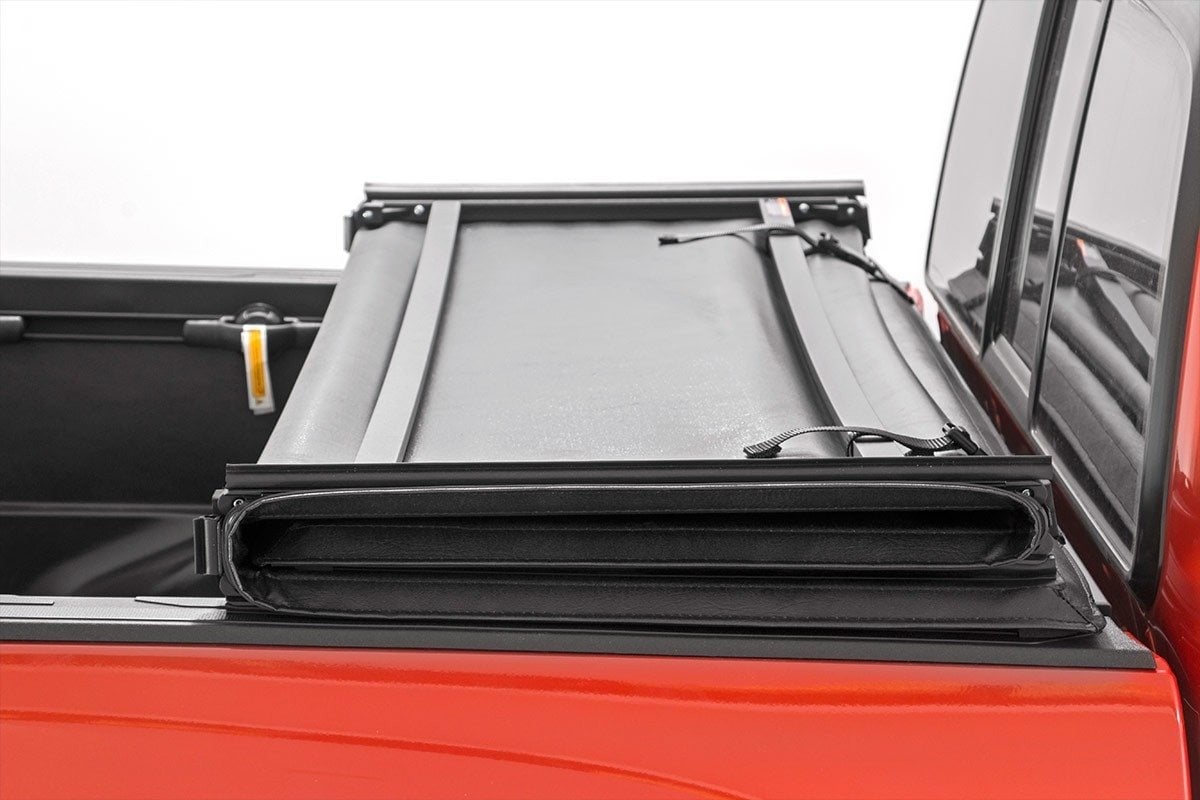 Soft Tri-Fold Bed Cover | 6'7" Bed | Chevy/GMC Sierra 1500 (19-26)/Silverado 1500 (19-26)