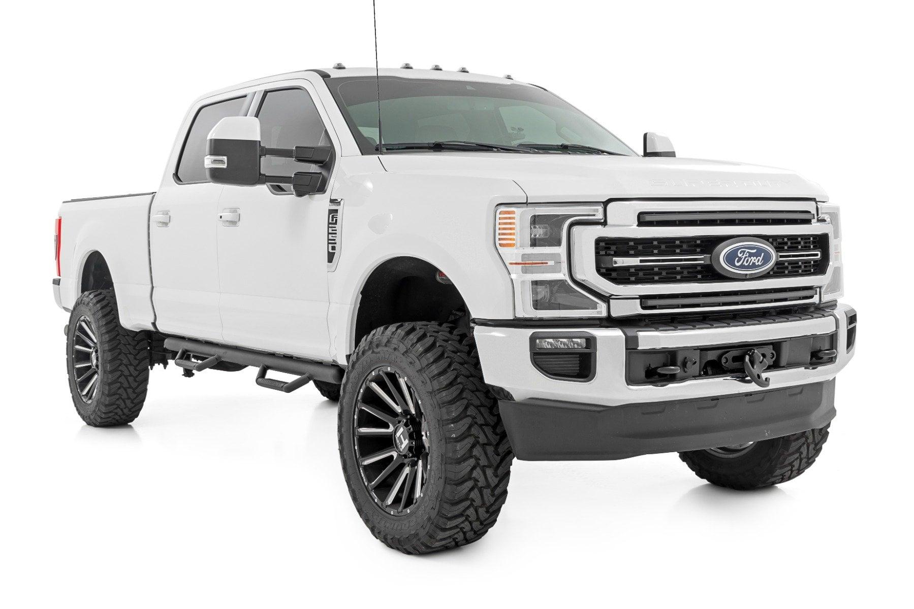 Nerf Steps | Cab Length | Crew | Ford F-150/Lightning/F-250/F-350/Raptor (15-26)