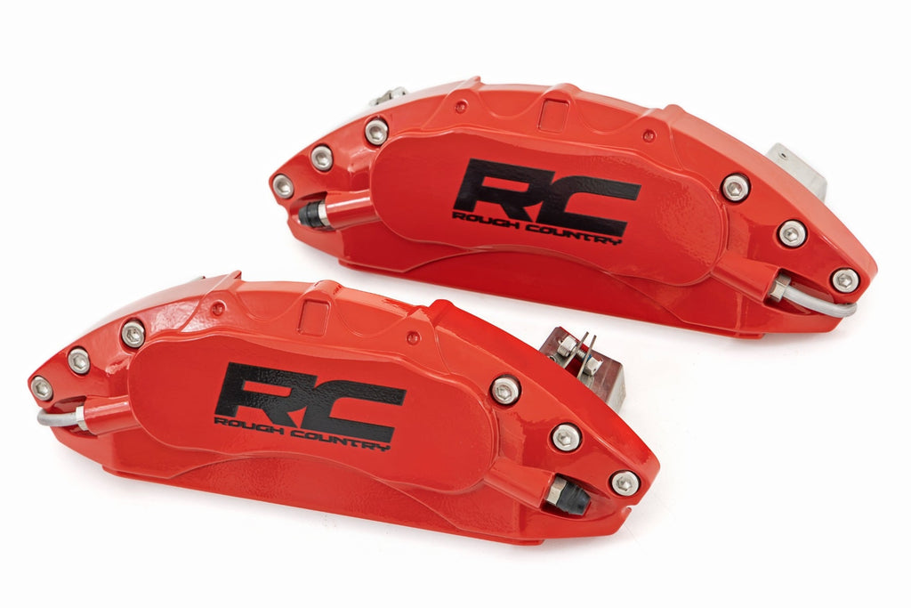 Caliper Covers | Front and Rear | Red | Chevy/GMC Sierra 1500 (19-26)/Silverado 1500 (19-26)