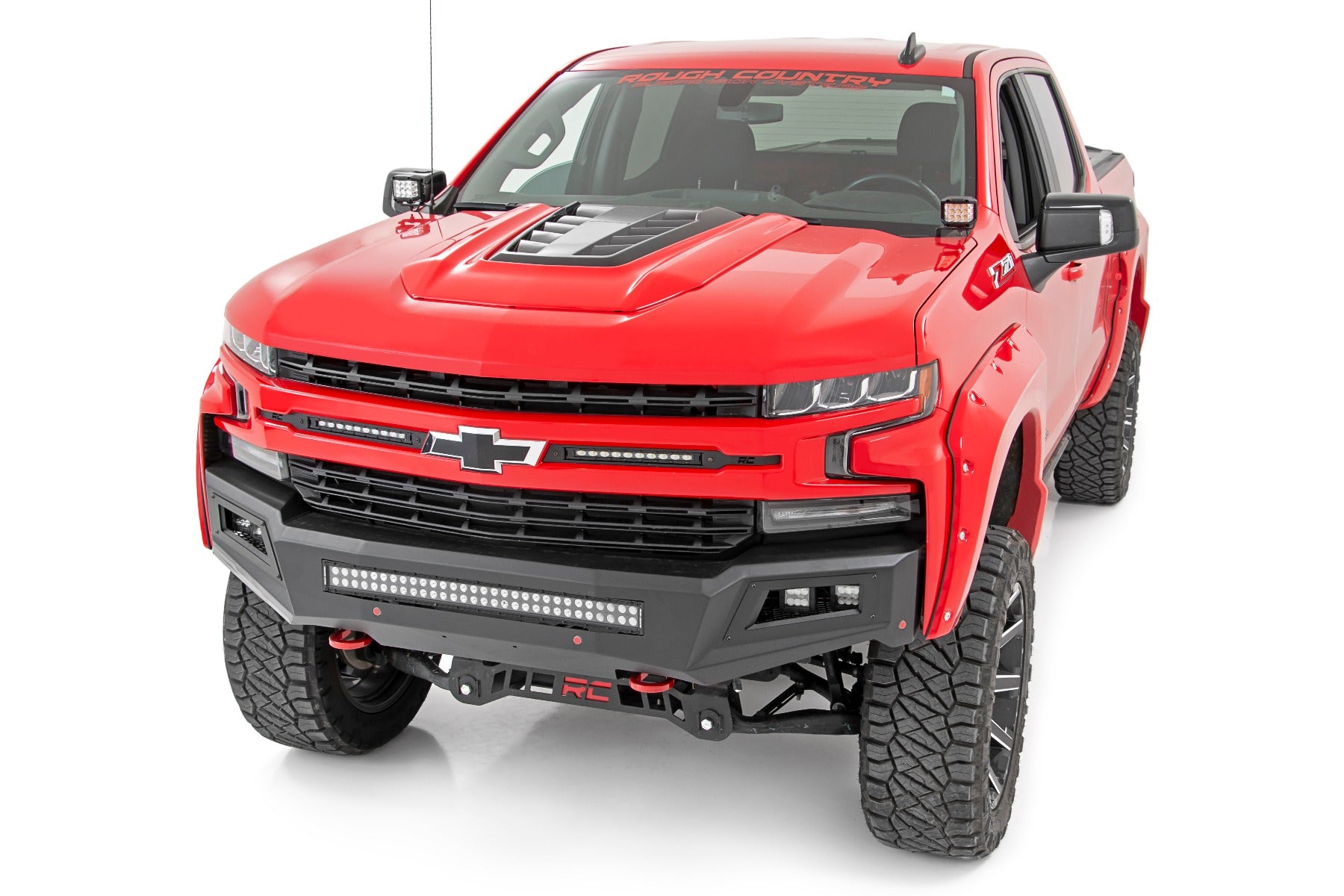 LED Light Kit | Ditch Mount |  3" OSRAM | Wide | Chevy Silverado 1500 (19-26)