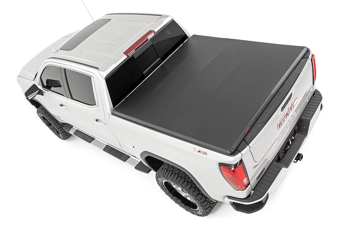 Soft Tri-Fold Bed Cover | 5'10" Bed | Chevy/GMC Sierra 1500 (19-26)/Silverado 1500 (19-26)
